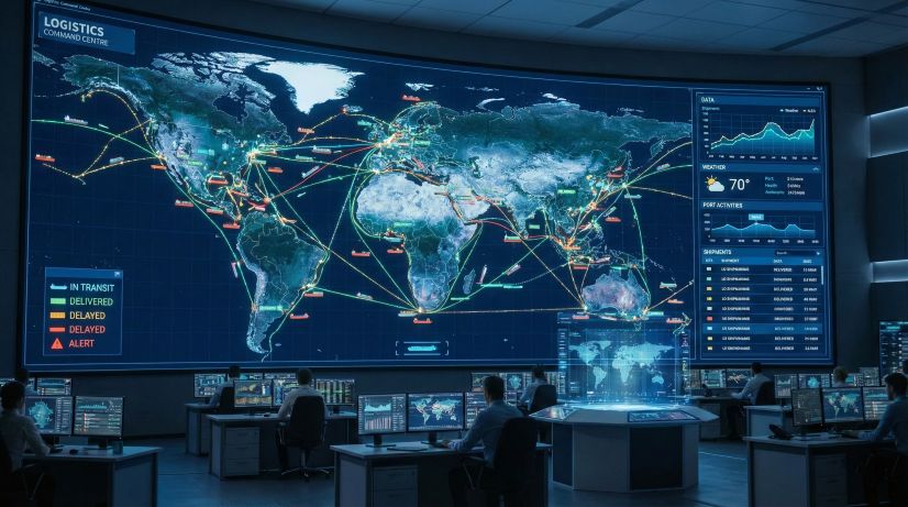 SupplyCore AI — mapa globalnego łańcucha dostaw